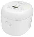 山善 炊飯器 マイコン式 3合 一人暮らし 炊き分けメニュー11種 低温調理 パン機能 クリーニングモード搭載 保温 予約 玄米 雑穀米 ホワイト YJR-M05(W)
