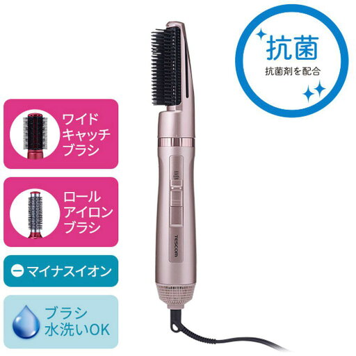 TESCOM テスコム マイナスイオンカールドライヤー ワイドキャッチブラシ付属 ピンクゴールド TC330A-N TESCOM テスコム マイナスイオンカールドライヤー ワイドキャッチブラシ付属 ピンクゴールド TC330A-N