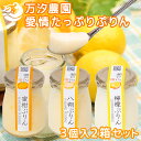瀬戸内 愛情たっぷりぷりん 1箱3個入 2箱セット 万汐農園 檸檬・八朔・蜜柑 送料無料 お取り寄せ レモン はっさく みかん プリン 尾道 向島