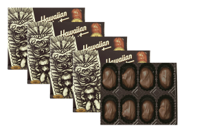 ハワイアンホスト マカダミアナッツ チョコレート 4oz 8粒 ×5箱セット HawaiianHost ハワイアンホースト マカデミアナッツ 海外 輸入菓子 送料無料 クール便 ハワイ お土産