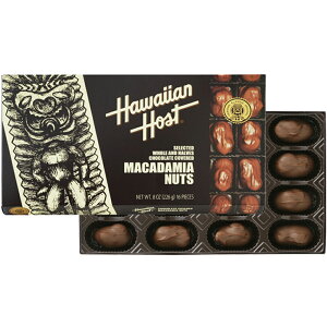 ハワイアンホスト マカダミアナッツ チョコレート 8oz 226g(16粒) HawaiianHost ハワイアンホースト マカデミアナッツ 海外 輸入菓子 送料無料 ハワイ お土産
