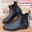 ＼最大5％クーポン有 4/24 20時～／ハンター HUNTER メンズ レインブーツ ショートブーツ MFS9060 M ORG REFINED CHERSEA サイドゴアブーツ 防水 レインシューズ 梅雨 レジャー ガーデニング アウトドア 雨 雪 長靴 送料無料 あす楽 evid