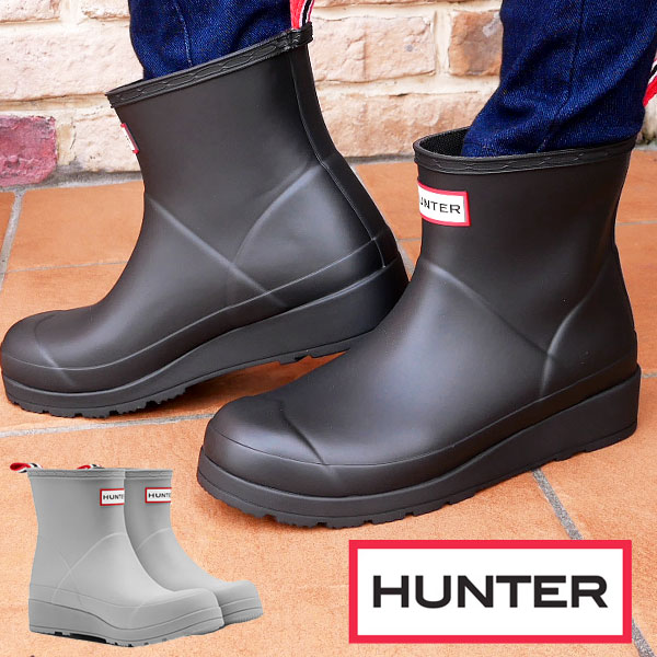 ハンター ハンター HUNTER レインブーツ レディース WFS2020RMA オリジナル プレイ ブーツ ショート ORIGINAL PLAY BOOT SHORT 防水 長靴 ブラック ジンク 送料無料 あす楽 evid