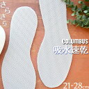 コロンブス columbus 吸水速乾さらさらインソール レディース メンズ 中敷き フリーサイズ 男女兼用 ムレ 抗菌 ドライ 最強翌日配送 evid