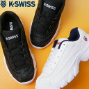 ケースイス K-SWISS 厚底スニーカー メンズ ST129 S ローカット ダッドシューズ ダッドスニーカー チャンキーソール 靴 145 ホワイト 白 001 ブラック 黒 06783 送料無料 あす楽 evid