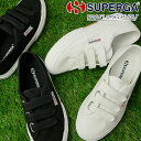 ＼最大 200円OFFクーポン有 4/29迄／スペルガ SUPERGA スニーカー メンズ レディース 2750 COT3STRAPU ローカット ベルクロ 靴 カジュアルシューズ 901 ホワイト 白 F83 ブラック-Fホワイト 黒 S00BN20 送料無料 あす楽 evid