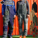 \最大10%クーポン有 5/15限定/ジムマスター gymmaster メンズ レディース ガーメントウォッシュガーデニングオーバーオール G757605 サロ...