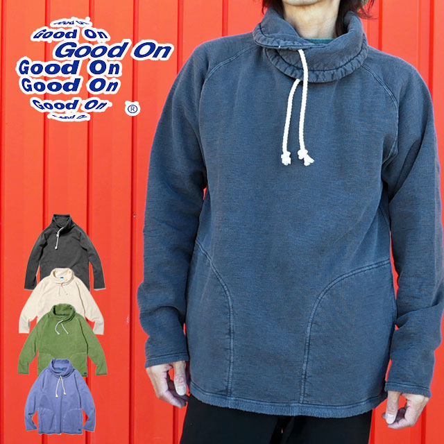 \ポイント7倍 12/1迄/グッドオン Good On スウェット メンズ レディース ロールネックスウェット トレーナー トップス ハイネック タートルネック...