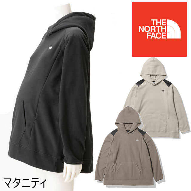 【あす楽】ザ・ノースフェイス THE NORTH FACE パーカー レディース マタニティマイクロフリースフーディ プルオーバー フード アウター トップス ウェア 裏毛 上着 長袖 防寒 NLM72102アウトドア キャンプ アパレル ブラウン オートミール 【送料無料】 evid