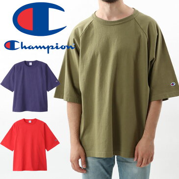 【あす楽】チャンピオン Champion Tシャツ メンズ レディース ティーテンイレブン ショートスリーブ T1011 半袖 ラグランスリーブ ティーシャツ 丸首 トップス C5-T306 カットソー ウェア ヘビーウェイト アパレル コットン100％ 【送料無料】 evid