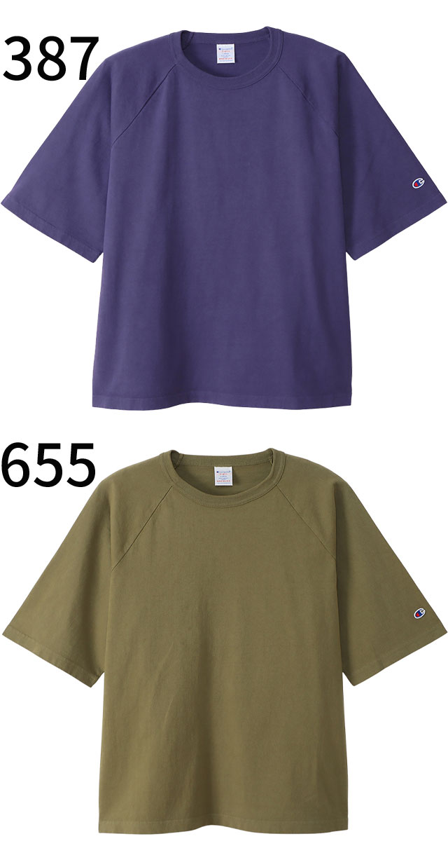 【あす楽】チャンピオン Champion Tシャツ メンズ レディース ティーテンイレブン ショートスリーブ T1011 半袖 ラグランスリーブ ティーシャツ 丸首 トップス C5-T306 カットソー ウェア ヘビーウェイト アパレル コットン100％ 【送料無料】 evid