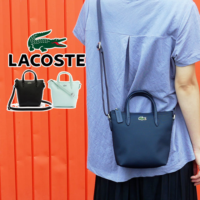 【あす楽】ラコステ LACOSTE バッグ レディース ショルダーバッグ ミニバッグ 斜め掛け 大人 小さめ ポシェット ポーチ 『L.12.12』CONCEPT 2WAYミニトート NF2609X 【送料無料】 evid