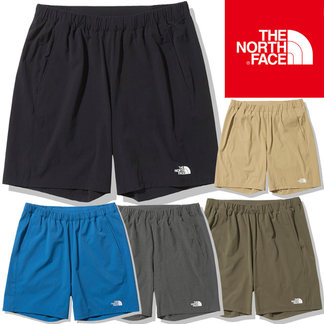 【あす楽】ザ・ノースフェイス THE NORTH FACE ボトム メンズ フレキシブルマルチショーツ ショート ハーフ パンツ ジョギング アウトドア 海水浴 撥水加工 ストレッチ NB42296 黒 青 カーキ 灰 ベージュ 【送料無料】 evid |5