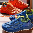 ＼最大5％クーポン有 4/27 9時59分迄／メレル MERRELL メンズ スリッポン スニーカー ハイドロ ランナー J067031 ポセイドン J067029 タンジェリン モックシューズ アウトドア カジュアルシューズ メッシュ 送料無料 あす楽 evid |6