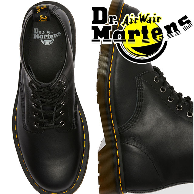 【返品交換送料無料】ドクターマーチン Dr.Martens レディース ブーツ 1460 8ホールブーツ レースアップブーツ ショートブーツ カジュアルシューズ レザーブーツ ナッパレザー 本革 11822002 ブラック 黒 靴 あす楽 evid