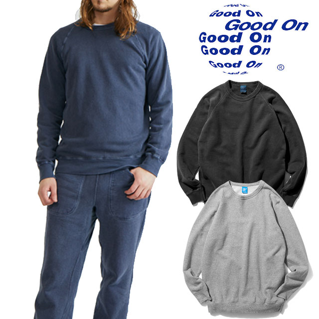 \ポイント7倍 12/1迄/グッドオン Good On トップス スウェット メンズ レディース GOBW-101 ラグランクルー トレーナー 上着 ウェア ア...
