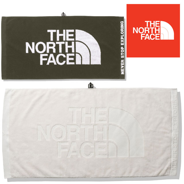 【送料無料】ザ・ノースフェイス THE NORTH FACE バスタオル メンズ レディース コンフォートコットンタオル L NN22100 大判タオル スポーツタオル 今治コットン アウトドア キャンプ フェス プール 海 コットン100％ Lサイズ 日本製 白 カーキグリーン 【あす楽】 evid