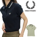 【最大1000円クーポン】【送料無料】 フレッドペリー FRED PERRY トップス レディース リブジャージー ポロシャツ 半袖 ティップライン タイトフィット 襟付き シンプル きれいめ カジュアル ロゴ 刺繍 ワンポイント ローレル アパレル ウェア G5138 【あす楽】 evid その1