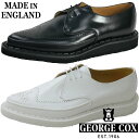 \最大1000円クーポン有 6/30〜/ジョージコックス GEORGE COX メンズ 厚底 レザーシューズ ストラマー ギブソン カジュアルシューズ 1063...