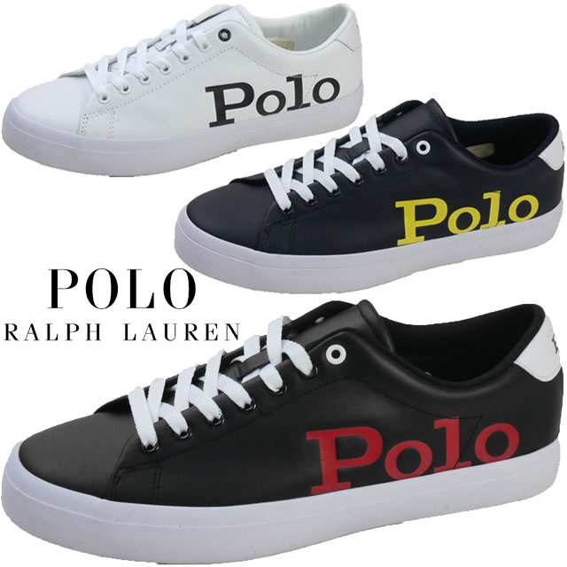 ポロ ラルフローレン スニーカー メンズ ＼最大5%クーポン有 5/16 1:59迄／ポロ ラルフローレン POLO RALPH LAUREN メンズ スニーカー ロングウッド-SK-VLC ローカット カジュアルシューズ RA65 ブラック 黒 ホワイト 白 ネイビー 靴 送料無料 あす楽 evid