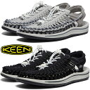 キーン KEEN メンズ サンダル ユニーク スポーツサンダル 1027435 ブラック/シルバー 1027434 スチールグレー スポサン アウトドア オープ...