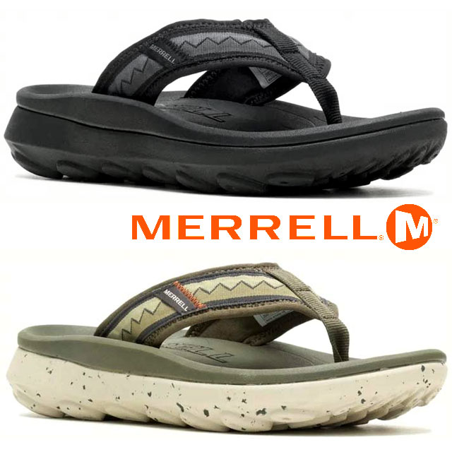 メレル MERRELL トングサンダル メンズ リカバリーサンダル ハット ウルトラ フリップ スポーツサンダル コンフォートサンダルJ005327 ブラック J004917 オリーブ 靴 送料無料 あす楽 evid |6