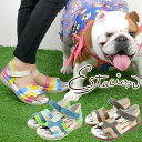 \5%クーポン有 7/15限定/送料無料 エスタシオン Estacion 靴 レディース ストラップサンダル カジュアルシューズ MSE183 アイボリーマルチ...