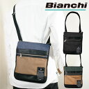 ＼最大1000円クーポン有5/1限定／ビアンキ Bianchi メンズ レディース バッグ メランジ素材 ショルダーバッグ エクスパンダブル仕様 縦型 斜め掛け 肩掛け ボディバッグ TBPI-26M バック BAG かばん 鞄 送料無料 あす楽 evid