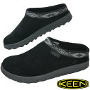 キーン KEEN レディース クロッグサンダル エルミュール スエード サボサンダル アウトドア キャンプ 1027935 ブラック/マグネット 黒 カジュアル...
