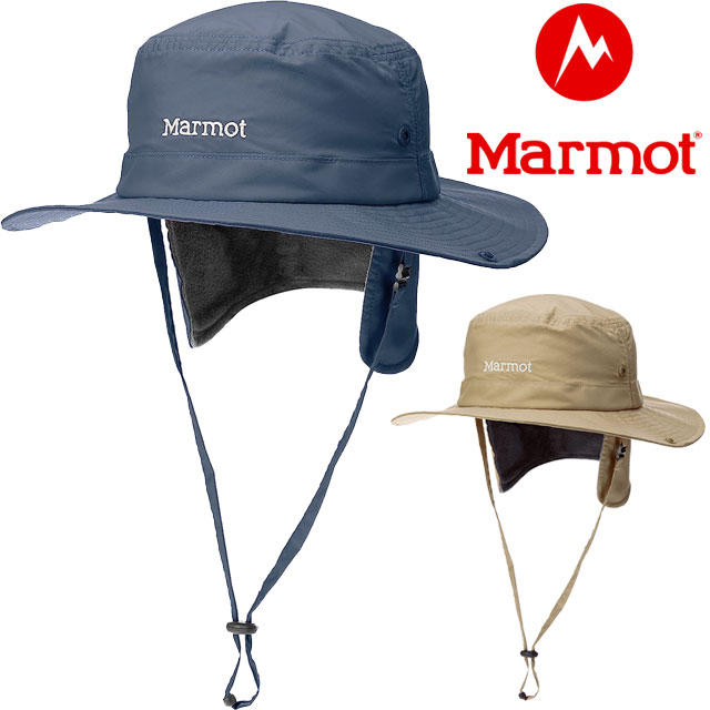 【メール便送料無料】マーモット Marmot ハット メンズ レディース BCワーク TOASJC50 帽子 はっ水 保温 サイズ調整可 キャンプ アウトドア フェス ハイキング 登山 日除け UVカット UVケア 紺 ベージュ evid