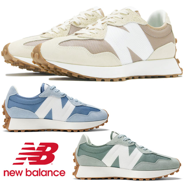 【9/1 最大1000円引クーポン有】【送料無料】ニューバランス new balance レディース スニーカー MS327 ワイズD ローカット カジュアルシューズ MT ベージュ MS グリーン MQ ブルー 靴 NB【あす楽】 evid