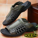 キーン KEEN メンズ サンダル ユニーク スニーク スライド アウトドア スライドサンダル カジュアルシューズ オープンエアースニーカー 1027183 キ...
