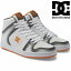 ディーシーシューズ DC SHOES マンテカ 4 HI SE スニーカー メンズ 靴 ハイカット カジュアルシューズ DM234001 ホワイト/グレー/オレンジ 送料無料 あす楽 evid |6