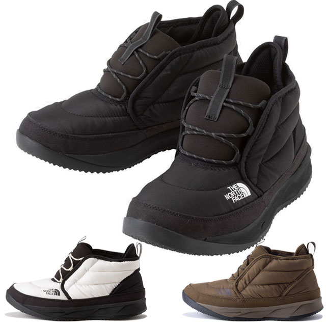 ザ・ノース・フェイス ヌプシ チャッカ WP メンズ スノーブーツ 雪道対応 スノーシューズ 冬底 ウインターブーツ 防水 はっ水 防寒 保温 雪 アンクルブー...