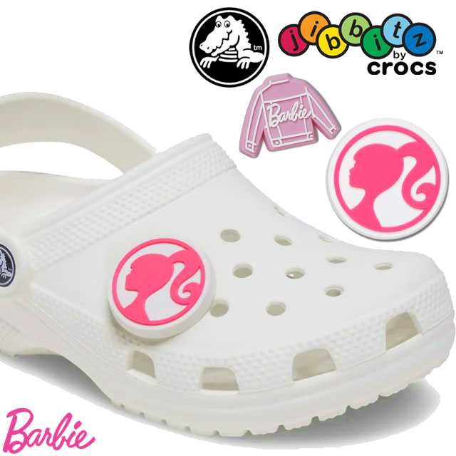 \ポイント7倍 11/27 1:59迄/クロックス ジビッツ シューチャーム ラバークロッグ用アクセサリー 10011975 バービー 10011974 バービ...