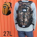 ザ・ノース・フェイス THE NORTH FACE リュックサック メンズ NM72302 ホットショット リュック デイバッグ 鞄 クラシック バッグ バックパック レディース 通勤 通学 旅行 アウトドア BAG 迷彩 カモフラ 茶色 ブラウン 27L 【送料無料】 最強翌日配送 evid(4)