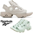 \最大7%クーポン有 6/25限定/リーボック インスタポンプフューリー サンダル ジップ 厚底サンダル レディース スポーツサンダル スポサン ムーンストーン...