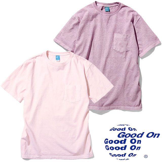 \ポイント7倍 12/1迄/グッドオン Tシャツ メンズ ショートスリーブポケットTシャツ レディース 半袖 ティーシャツ トップス 胸ポケット カットソー ウ...