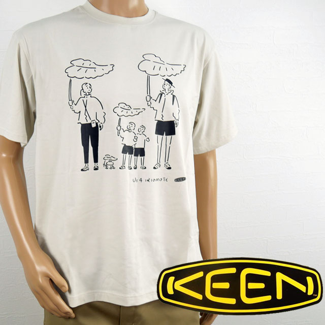 \ポイント7倍 12/1迄/キーン Tシャツ 半袖 メンズ アスフォー イリオモテ ハーベスト アンブレラティー Yu Nagaba コラボモデル レディース ...