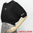 \5%クーポン有 7/15限定/アキ クラシック Tシャツ レディース バービー ショートドルマンT 半袖 ショート丈 カットソー トップス コラボモデル アパ...