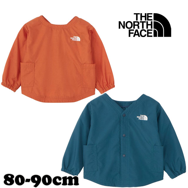ザ・ノース・フェイス 子供服 キッズ ベビー NPB72302 トドラーフィールドスモック トップス 長袖 UVケア はっ水加工 ウェア Vネック クルーネック...