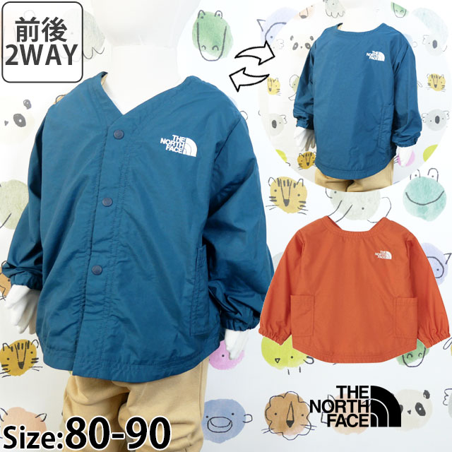 ザ・ノース・フェイス 子供服 キッズ ベビー NPB72302 トドラーフィールドスモック トップス 長袖 UVケ..