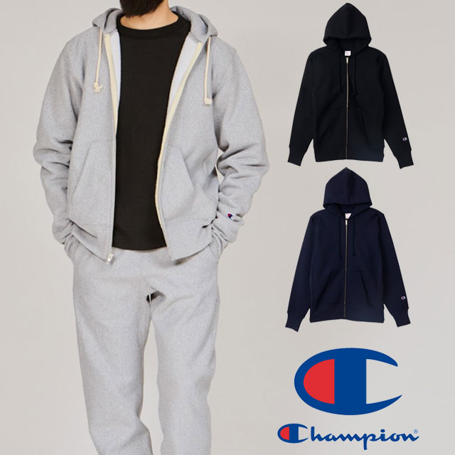 \ポイント7倍 12/1迄/チャンピオン|Champion スウェットパーカー メンズ C5-A102 リバースウィーブ(R) ジップフーデッド 赤タグ トップ...