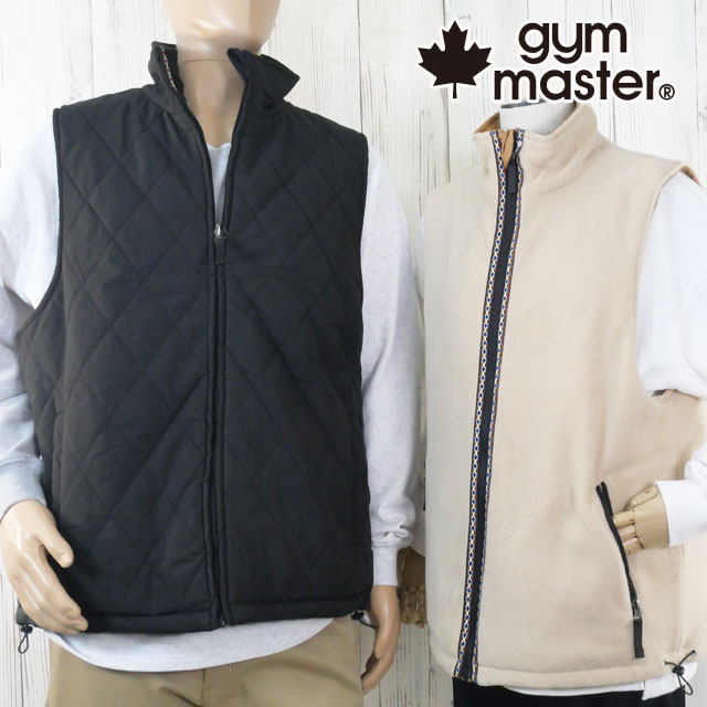 \ポイント7倍 12/1迄/ジムマスター 中綿ベスト メンズ G433776 リバーシブルロクヨンクロスxフリースベスト アパレル アウター チョッキ 服 上着...