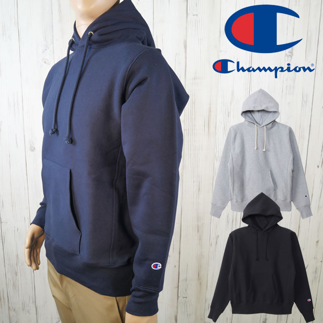 \ポイント7倍 12/1迄/チャンピオン スウェットパーカー メンズ C5-A101 リバースウィーブ(R)フーデッドスウェットシャツ 赤タグ トップス フーデ...