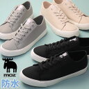 \5%クーポン有 7/15限定/モズ 防水 靴 レディース スニーカーブラック アイボリー グレー レインシューズ ローカット 軽量 レースアップ カジュアル ...