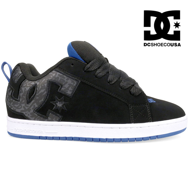 \ポイント7倍 12/3 20時〜/ディーシーシューズ メンズ スニーカー コートグラフィック ローカット カジュアルシューズ DM251018 063 ブラッ...