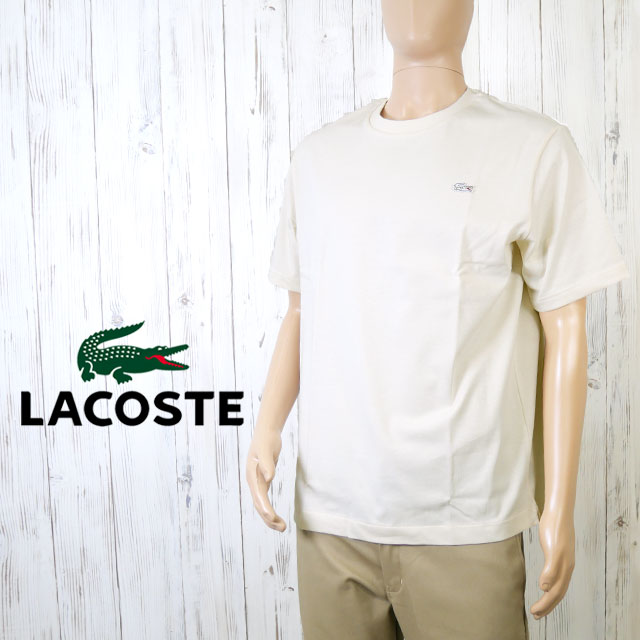 \ポイント7倍 12/1迄/ラコステ トップス アウトラインクロッククルーネックTシャツ メンズ 半袖 レディース アパレル 丸首 カジュアル ウェア わに 鰐...
