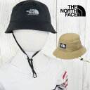 ザ・ノース・フェイス 帽子 キャンプサイドハット キッズ 日よけ アウトドア ジュニア アパレル あご紐 キャンプ NNJ02524 ブラック 黒 クラシックカ...