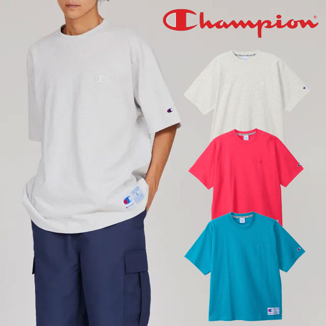 \ポイント7倍 12/1迄/チャンピオン Tシャツ メンズ C3-V331 ショートスリーブティーシャツ レディース アクションスタイル 半袖 ハーフスリーブ ...